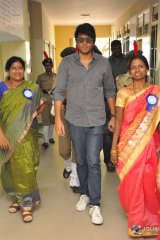 Manasuku Nachindi Movie Team At Kasturba Gandhi College